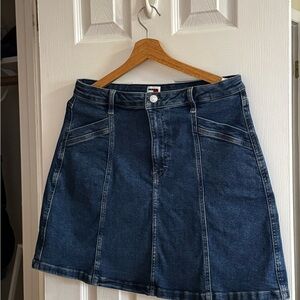 Tommy Hilfiger Dark Blue A-Line Skirt